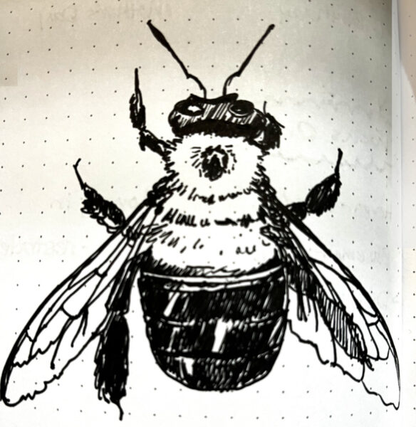 Bee-doodled